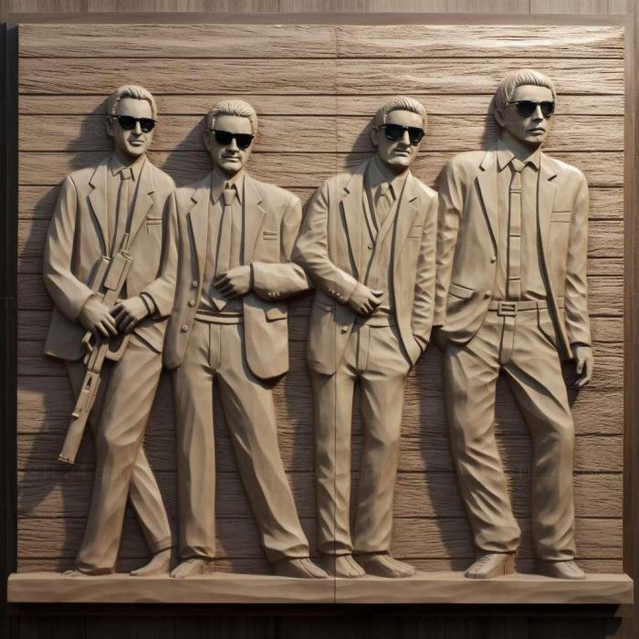 Games (Reservoir Dogs 4, GAMES_35632) 3D models for cnc